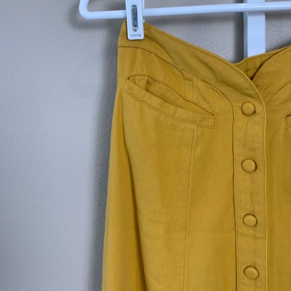 Anthropologie Maeve High-Waisted Button-Front Maxi Skirt - Picture 9 of 16